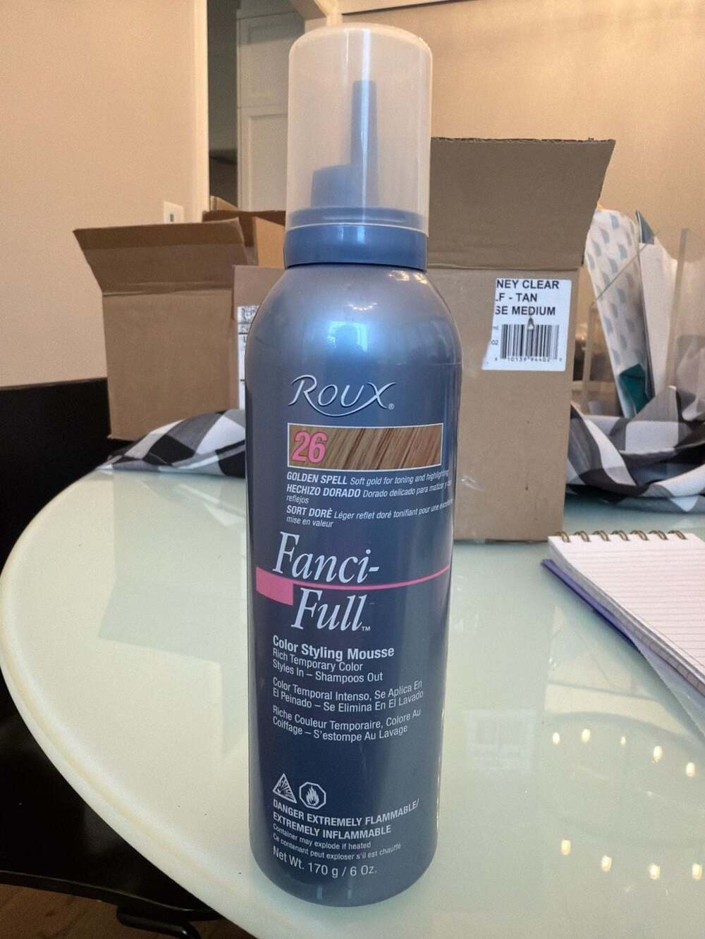 Roux Fanci-Full Color Styling Mousse, 26 Golden Spell, 6 oz